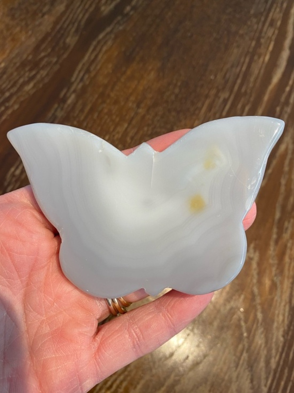 Grey Agate Butterfly